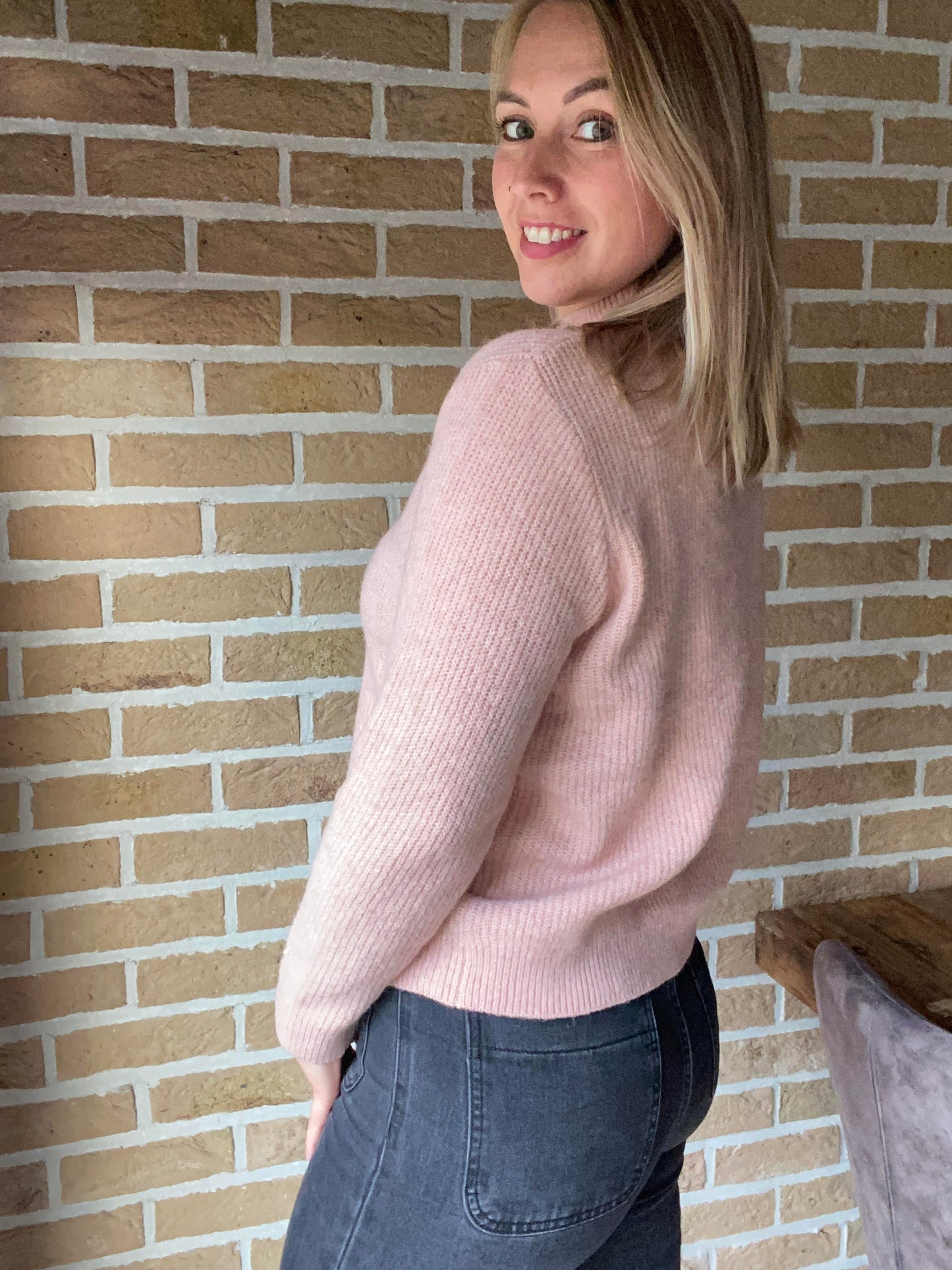 Happy Pink Sweater