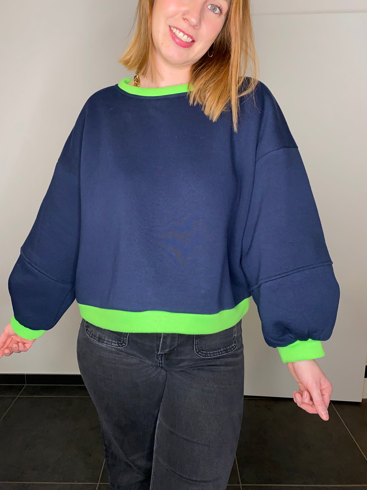 Jade Sweater Blauw/Groen