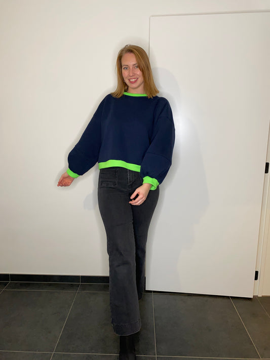 Jade Sweater Blauw/Groen