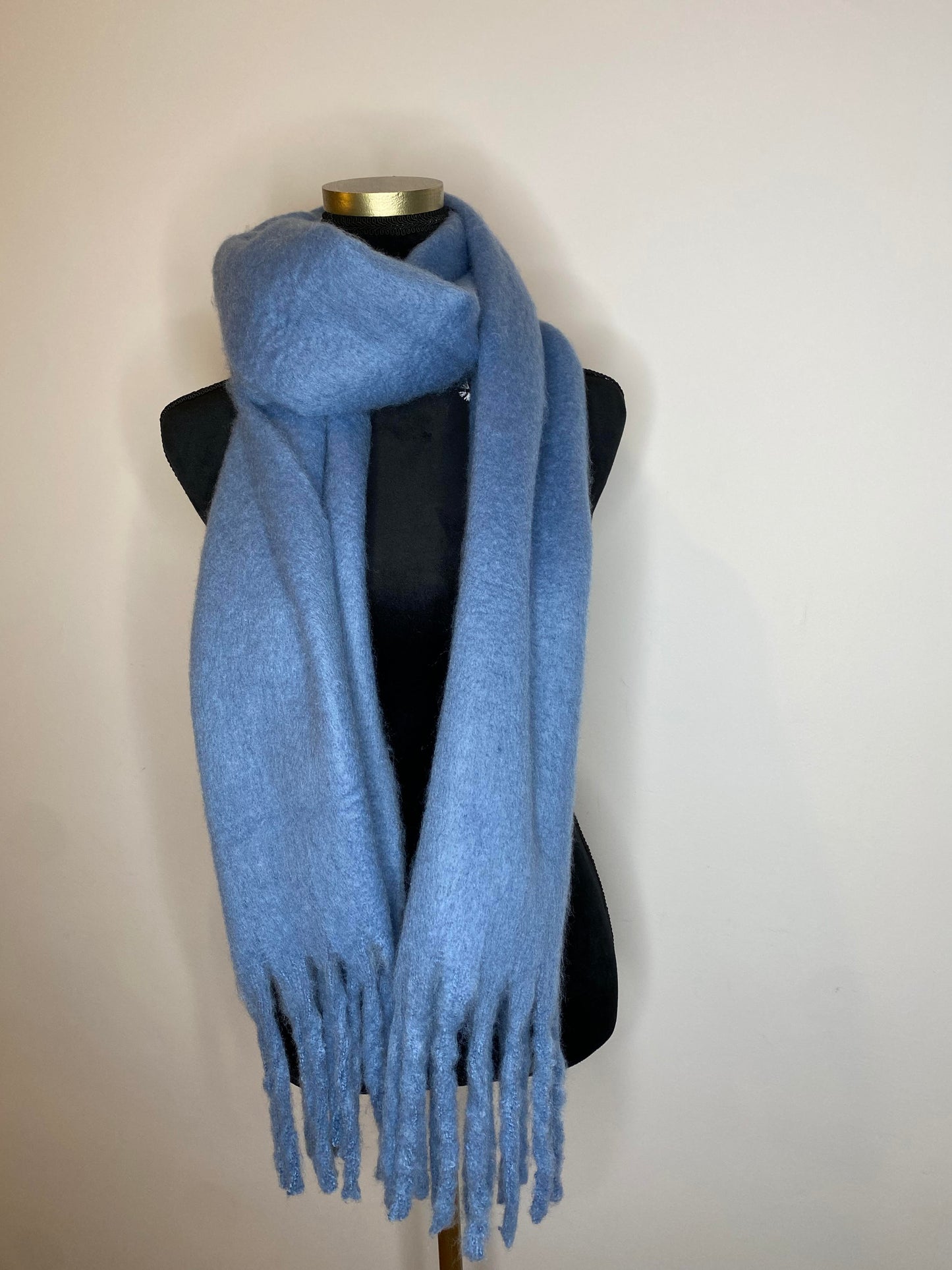 Blue scarf